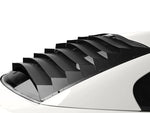 1994-2004 Rear Window Louvers; Smooth Aluminum