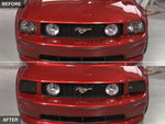 2005-2009 Headlight Covers; Smoked