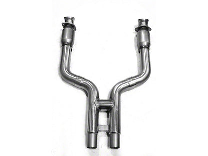 2011-2014 Kooks 1-7/8-Inch Long Tube Headers with GREEN Catted H-Pipe