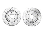 2005-2014 Baer Sport Drilled and Slotted Rotors; Rear Pair