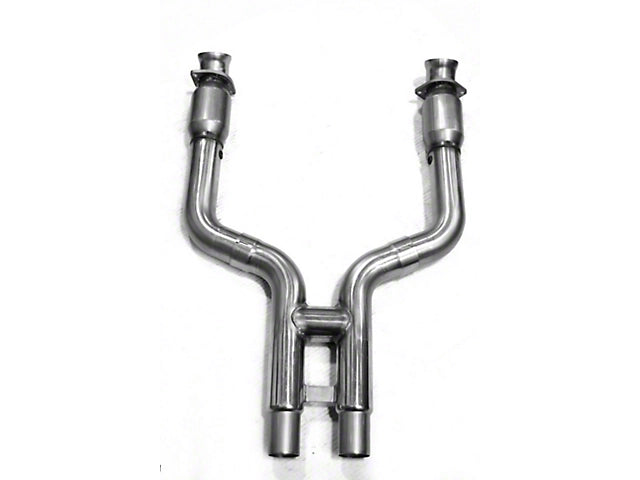 2011-2014 Kooks 2-Inch Long Tube Headers with GREEN Catted H-Pipe