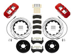 1994-2004 Wilwood AERO6 Front Big Brake Kit with 14-Inch Drilled and Slotted Rotors; Red Calipers