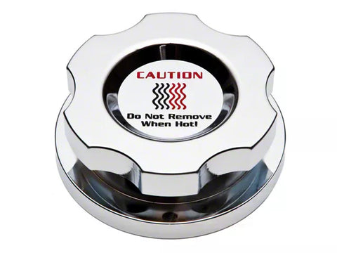 1996-2004 Billet Radiator Cap Cover; Chrome