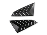 2024 Mustang SpeedForm Sport Quarter Window Louvers Matte Black