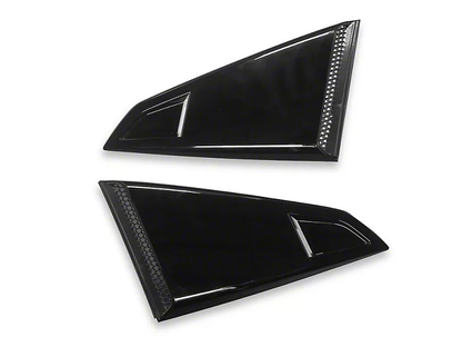 2024-2025 Mustang MP Concepts Quarter Window Scoops Gloss Black