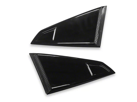2024-2025 Mustang MP Concepts Quarter Window Scoops Gloss Black