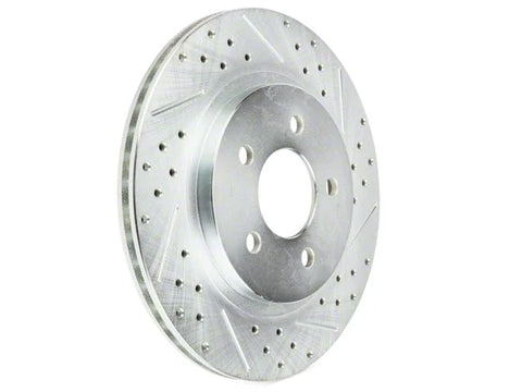 2005-2014 Baer Sport Drilled and Slotted Rotors; Rear Pair