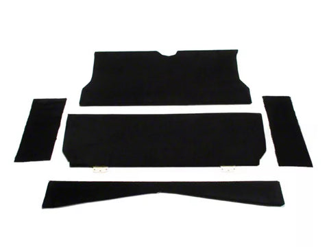 1979-1993 SpeedForm Rear Seat Delete Kit; Black