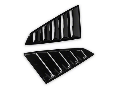 2024-2025 Mustang MP Concepts Quarter Window Louvers Gloss Black