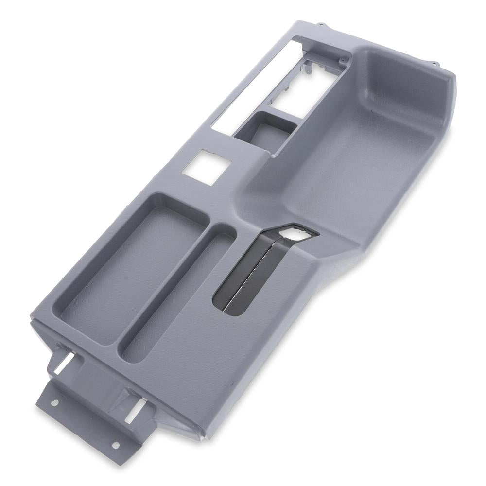 1987-1993 Mustang Console Top Panel in Gray w/ Power Mirrors