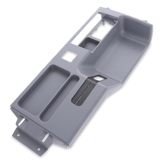 1987-1993 Mustang Console Top Panel in Gray w/ Power Mirrors