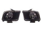 2005-2009 Mustang Raxiom Axial Series OEM Style Replacement Headlights Chrome Housing; Clear Lens