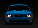 2010-2012  Raxiom LED Projector Headlights with DRL and Sequential Turn Signals; Black Housing; Clear Lens