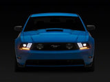 2010-2012  Raxiom LED Projector Headlights with DRL and Sequential Turn Signals; Black Housing; Clear Lens