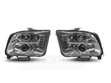 2005-2009 Raxiom LED Halo Projector Headlights; Chrome Housing; Clear Lens