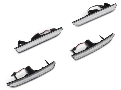 2010-2014 Mustang Raxiom Axial Series LED Side and Quarter Marker Lights; Clear