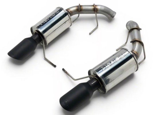 2011-2014 Mustang 3.7L V6 Roush Axle Back Black Tip Exhaust