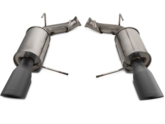 2011-2014 Mustang GT Roush Axle Back Black Tip Exhaust