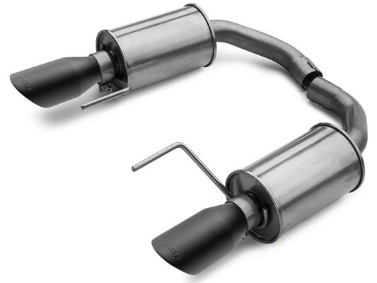2015-2026 Mustang EcoBoost Roush Axle Back Black Tip Exhaust