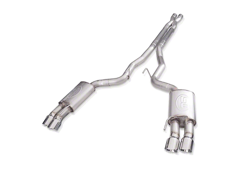 2018-2023 Mustang GT Stainless Works Redline Series Cat-Back Exhaust with X-Pipe; Performance Connect