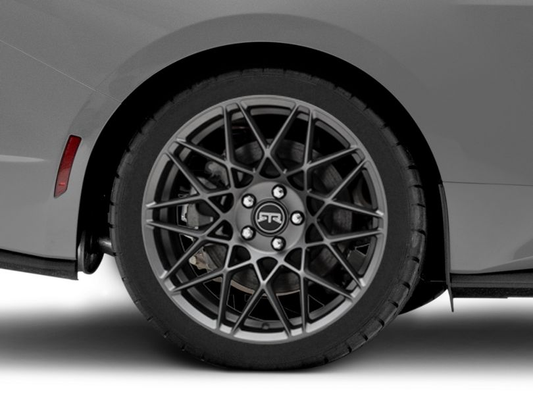 2005-2025 Mustang RTR Tech Mesh Satin Charcoal Wheel Rear Only 20x10.5