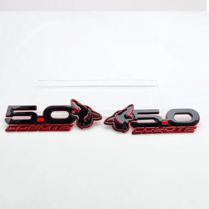 2015-2025 Mustang Howling Coyote 5.0 Fender Emblems