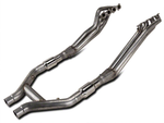 2007-2014 Mustang GT500 Stainless Works 1-7/8-Inch Long Tube Headers with Catted H-Pipe