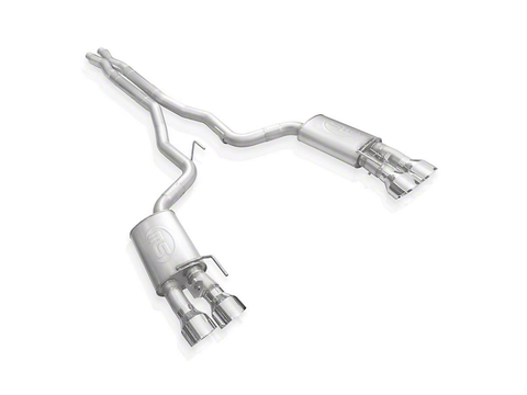 2020-2022 Mustang GT500 Stainless Works Legend Series Cat-Back Exhaust with X-Pipe and Polished Tips