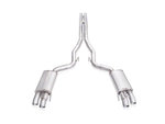 2015-2020 Mustang GT350 Stainless Works Legend Series Cat-Back Exhaust with H-Pipe; Factory Connect