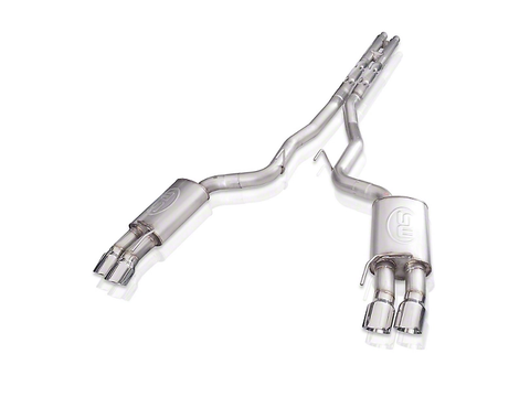 2018-2023 Mustang GT Stainless Works Legend Series Cat-Back Exhaust with H-Pipe Factory Connect