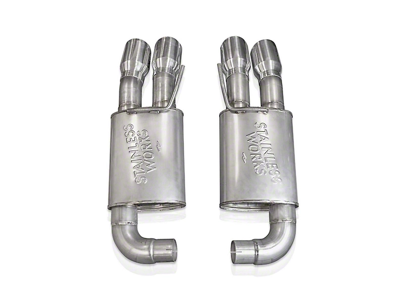 2018-2023 Mustang GT w/o Active Stainless Works Redline Series Axle-Back Exhaust