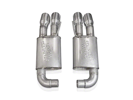 2018-2023 Mustang GT w/o Active Stainless Works Legend Series Axle-Back Exhaust