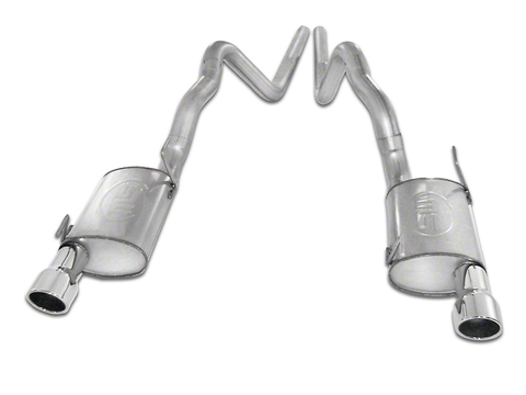 2007-2010 Mustang GT500  Stainless Works S-Tube Turbo Cat-Back Exhaust