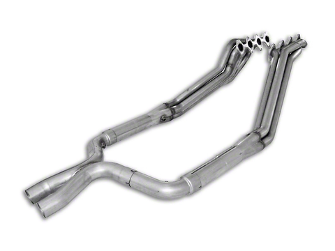 2005-2010 Mustang GT Stainless Works 1-3/4" Long Tube Headers with Catted X-Pipe