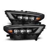 2015-2017 Mustang Alpharex Nova Series LED Projector Headlights Black