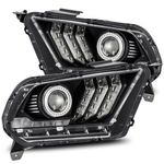 2010-2012 Mustang LUXX-Series LED Projector Headlights Black