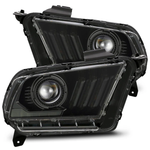 2010-2012 Mustang LUXX-Series LED Projector Headlights Alpha-Black