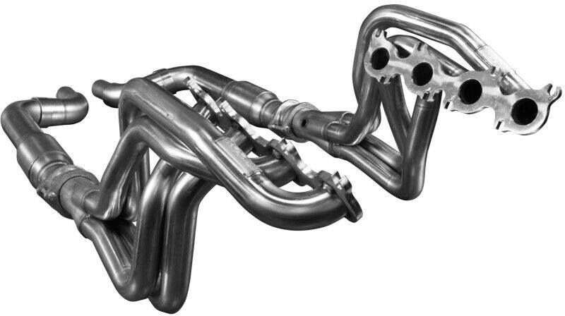 2015-2025 Mustang GT, Dark Horse Kooks 1 7/8" Long Tube Stainless Headers w/ Green Catted OEM Connections