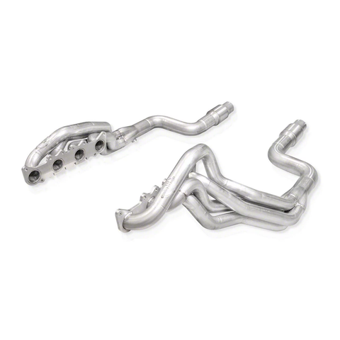 2015-2024 Mustang GT Dark Horse Stainless Works 2" Long Tube Headers Catted Factory Connect