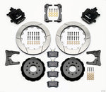 2005-2014 Mustang Wilwood CPB Rear Big Brake Kit with Slotted Rotors and Black Calipers