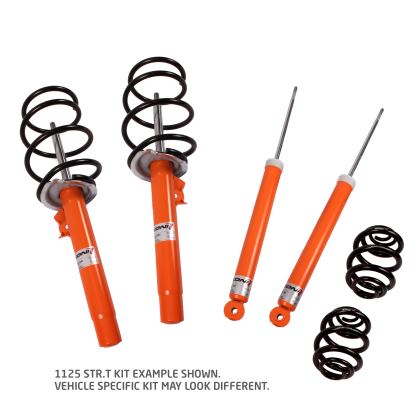 2011-2014 Mustang GT; Mustang V6; BOSS 302 KONI STR.T Shock, Strut and Eibach Pro-Kit Lowering Spring Kit