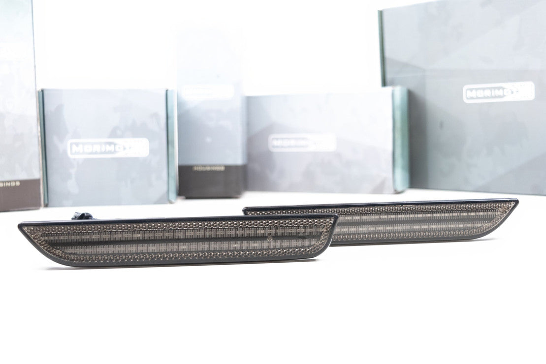 2015-2023 Mustang Morimoto XB LED Side Marker Lights Smoked Pair