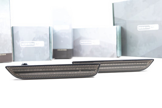 2015-2023 Mustang Morimoto XB LED Side Marker Lights Smoked Pair