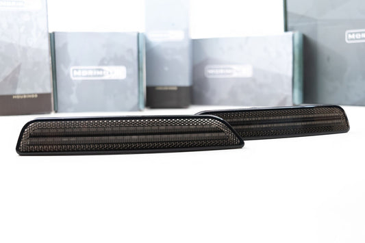 2010-2014 Mustang Morimoto XB LED FRONT Side Marker Lights; Smoked
