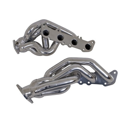 2011-2014 Mustang GT BBK 1-3/4-Inch Tuned Length Shorty Headers Polished Silver Ceramic