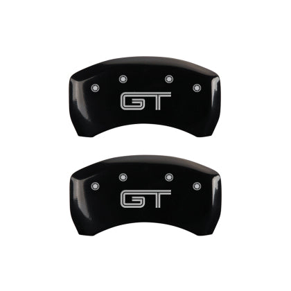 2010-2014 Mustang GT MGP Caliper Covers Black with GT logo