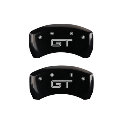 2010-2014 Mustang GT MGP Caliper Covers Black with GT logo