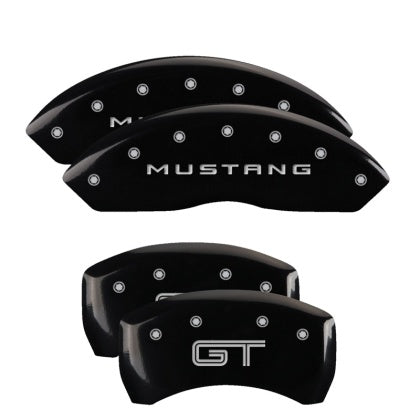 2010-2014 Mustang GT MGP Caliper Covers Black with GT logo