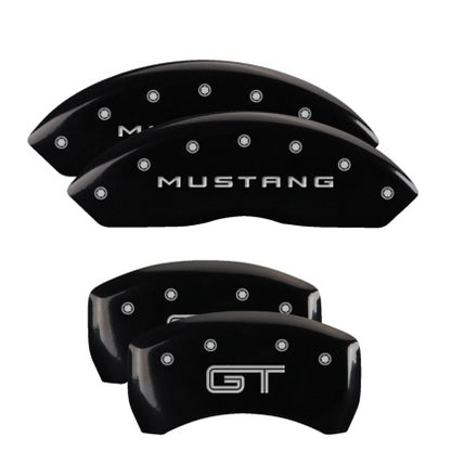 2010-2014 Mustang GT MGP Caliper Covers Black with GT logo