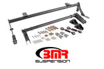 2005-2014 Mustang and 2007-2014 GT500 BMR Xtreme Rear Anti-Roll Bar Kit / Delrin; Black Hammertone